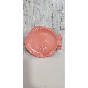 Lot Of 12 Citrus Grove Melamine Pink Fish 🐟 Platter Plate Tray Serve Ocean